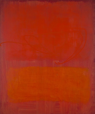 Cuadro de Mark Rothko. Untitled,1969, que se puede ver en la exposición Los Caminos de la Abstracción en La Pedrera